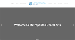 Desktop Screenshot of metropolitandentalarts.com
